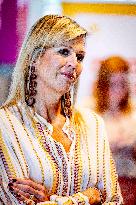 Queen Maxima Visits Money Affairs Helpdesk - The Hague