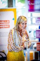 Queen Maxima Visits Money Affairs Helpdesk - The Hague