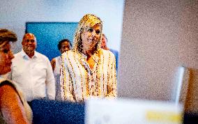 Queen Maxima Visits Money Affairs Helpdesk - The Hague