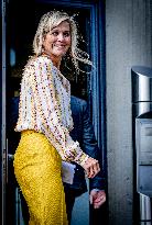 Queen Maxima Visits Money Affairs Helpdesk - The Hague