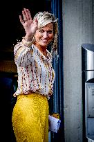 Queen Maxima Visits Money Affairs Helpdesk - The Hague