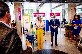 Queen Maxima Visits Money Affairs Helpdesk - The Hague