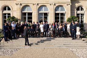 Paris 2024 Paralympics - Family Picture at the Eylsee Prior the Opening Ceremony of the Paris 2024 Paralympic Games - Paris