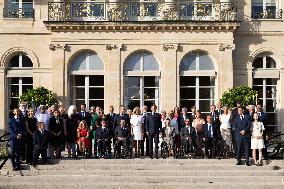 Paris 2024 Paralympics - Family Picture at the Eylsee Prior the Opening Ceremony of the Paris 2024 Paralympic Games - Paris