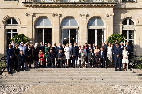 Paris 2024 Paralympics - Family Picture at the Eylsee Prior the Opening Ceremony of the Paris 2024 Paralympic Games - Paris