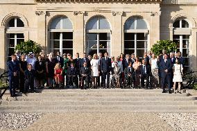 Paris 2024 Paralympics - Family Picture at the Eylsee Prior the Opening Ceremony of the Paris 2024 Paralympic Games - Paris