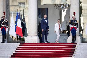 Reception at the Eylsee Prior the Opening Ceremony of the Paris 2024 Paralympic Games - Paris