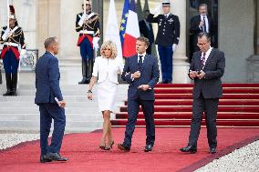 Reception at the Eylsee Prior the Opening Ceremony of the Paris 2024 Paralympic Games - Paris