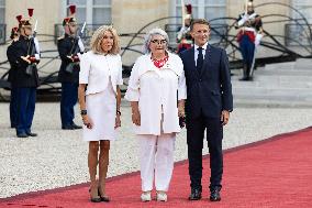 Reception at the Eylsee Prior the Opening Ceremony of the Paris 2024 Paralympic Games - Paris