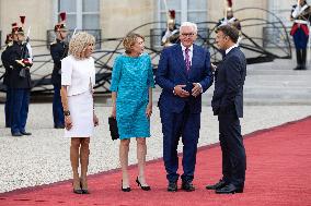 Reception at the Eylsee Prior the Opening Ceremony of the Paris 2024 Paralympic Games - Paris