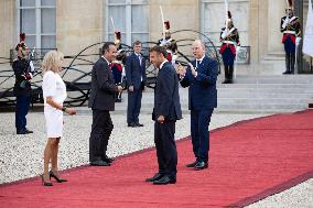 Reception at the Eylsee Prior the Opening Ceremony of the Paris 2024 Paralympic Games - Paris