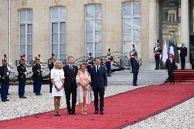 Reception at the Eylsee Prior the Opening Ceremony of the Paris 2024 Paralympic Games - Paris