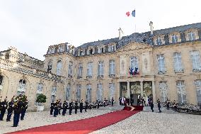 Reception at the Eylsee Prior the Opening Ceremony of the Paris 2024 Paralympic Games - Paris