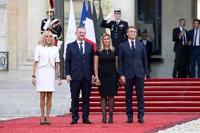 Reception at the Eylsee Prior the Opening Ceremony of the Paris 2024 Paralympic Games - Paris