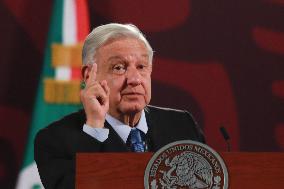 Andres Manuel Lopez Obrador Briefing