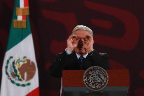 Andres Manuel Lopez Obrador Briefing