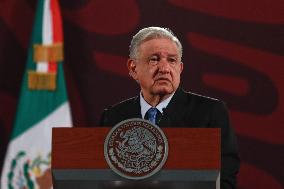 Andres Manuel Lopez Obrador Briefing