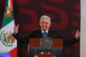 Andres Manuel Lopez Obrador Briefing