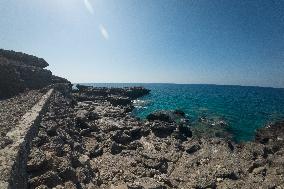 Hora Sfakion Coast Town In Crete Island