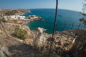 Hora Sfakion Coast Town In Crete Island