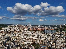 Densely Packed Houses in Guiyang's Largest Urban Village