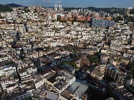 Densely Packed Houses in Guiyang's Largest Urban Village