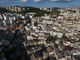 Densely Packed Houses in Guiyang's Largest Urban Village