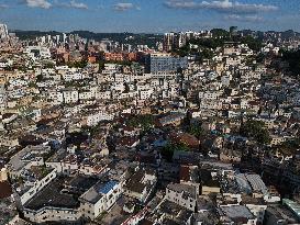 Densely Packed Houses in Guiyang's Largest Urban Village