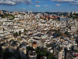 Densely Packed Houses in Guiyang's Largest Urban Village