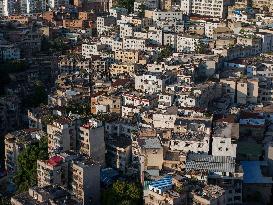 Densely Packed Houses in Guiyang's Largest Urban Village