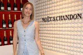 US Open - Celebs At Moet & Chandon Clubhouse