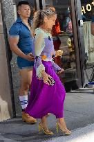 Sarah Jessica Parker On Set - NYC