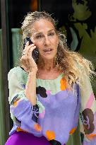 Sarah Jessica Parker On Set - NYC