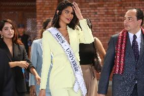 Miss Universe 2023 Sheynnis Palacios In Nepal.