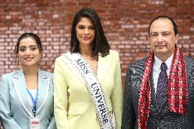 Miss Universe 2023 Sheynnis Palacios In Nepal.