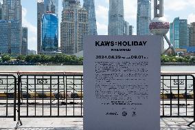 KAWS Companion Inflatable Sculpture Installation in Shanghai