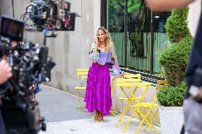 Sarah Jessica Parker On Set - NYC