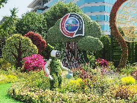 China-Africa Cooperation Summit Forum Theme Flower Bed