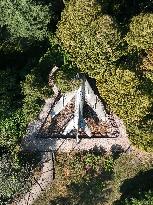 An Abandoned Combat Aircraft in Guiyang