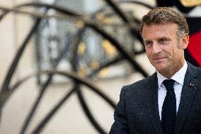 French President Macron Meets British PM Starmer - Paris