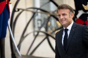 French President Macron Meets British PM Starmer - Paris