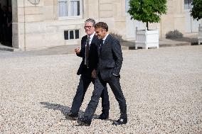 French President Macron Meets British PM Starmer - Paris