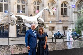 Prince Albert II Meet Anne Hidalgo - Paris