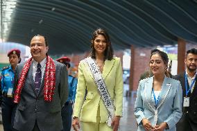 Miss Universe 2023- Sheynnis Palacios Arrives Nepal