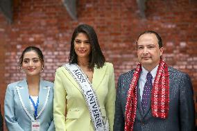 Miss Universe 2023- Sheynnis Palacios Arrives Nepal