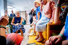 Queen Maxima Opens A Socio-Cultural Center - Netherlands