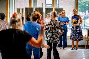 Queen Maxima Opens A Socio-Cultural Center - Netherlands