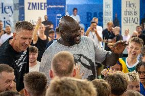 Shaquille O'Neal In Poland.