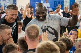 Shaquille O'Neal In Poland.