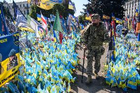 Ukrainians Honor The Memory Of Fallen Soldiers On The Day Of Remembrance Of Ukraine's Defenders